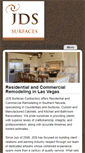 Mobile Screenshot of jdssurfaces.com